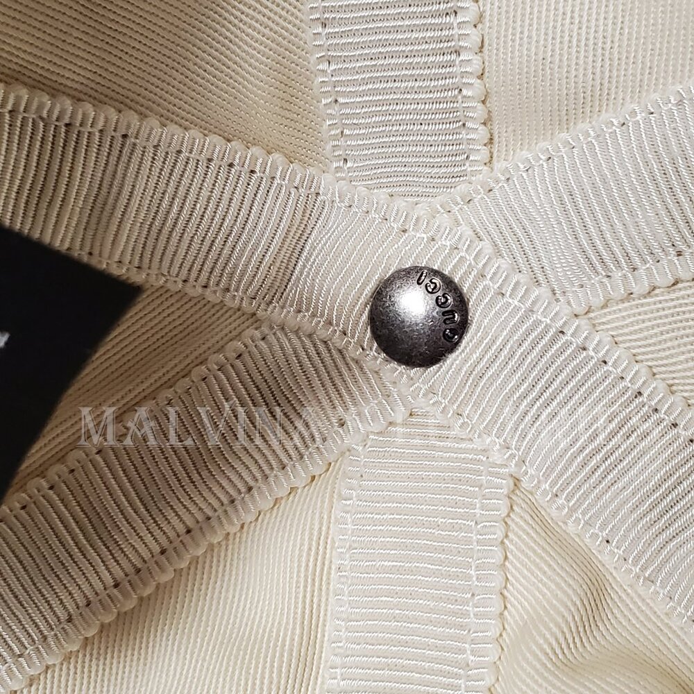 GUCCI BASEBALL CAP LA DODGERS GG SUPREME LOGO CANVAS PATCH HAT sz 57 - 61 - Picture 13 of 14